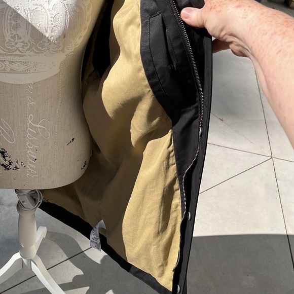 Timberland raincoat cotton thickly lined waterproof vented underarms venting - Picture 16 of 16